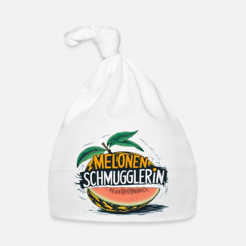 Melonen Schmugglerin Schwangerschaft Geschenkidee Baby Bio-Mütze