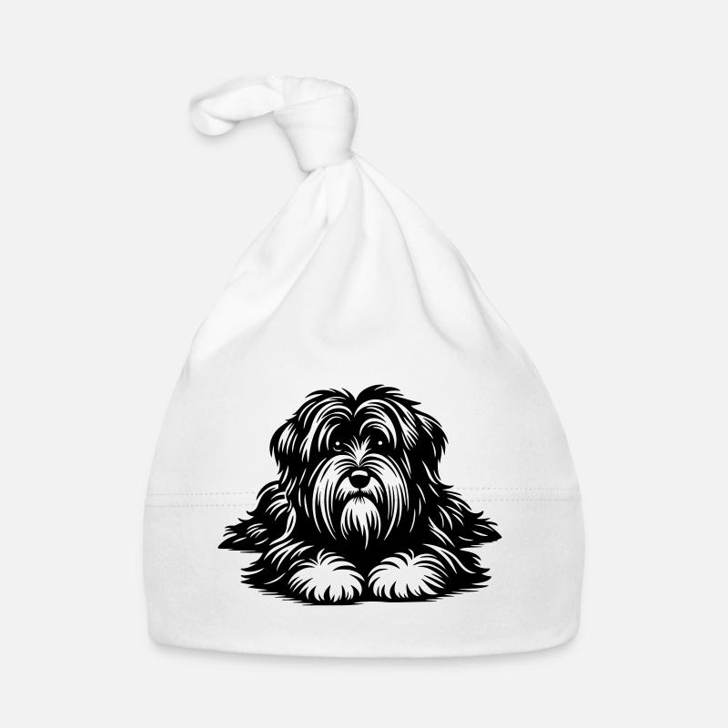 Tibet Terrier Baby Bio-Mütze