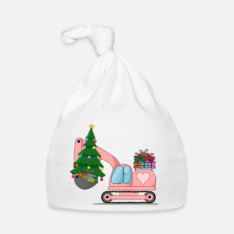 Bagger Weihnachten Rosa Baby Bio-Mütze