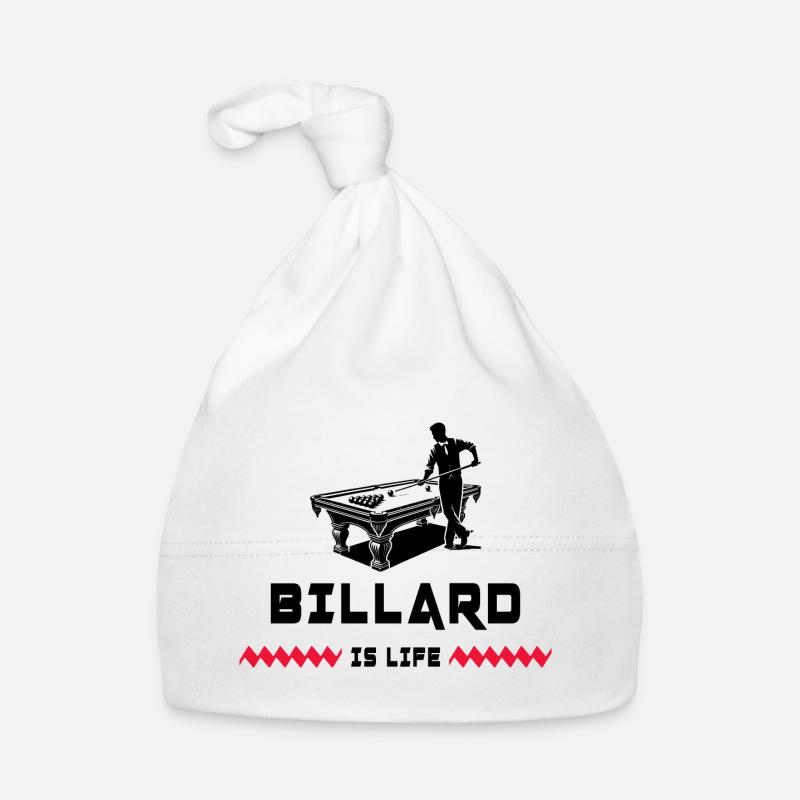 Billard ist Leben Baby Bio-Mütze