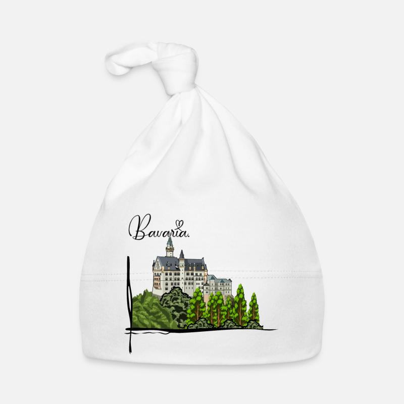 Château de Neuschwanstein // Illustration Bonnet bio Bébé