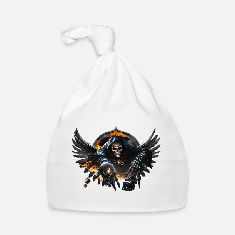 Bones and magic, the skeleton Organic Baby Cap