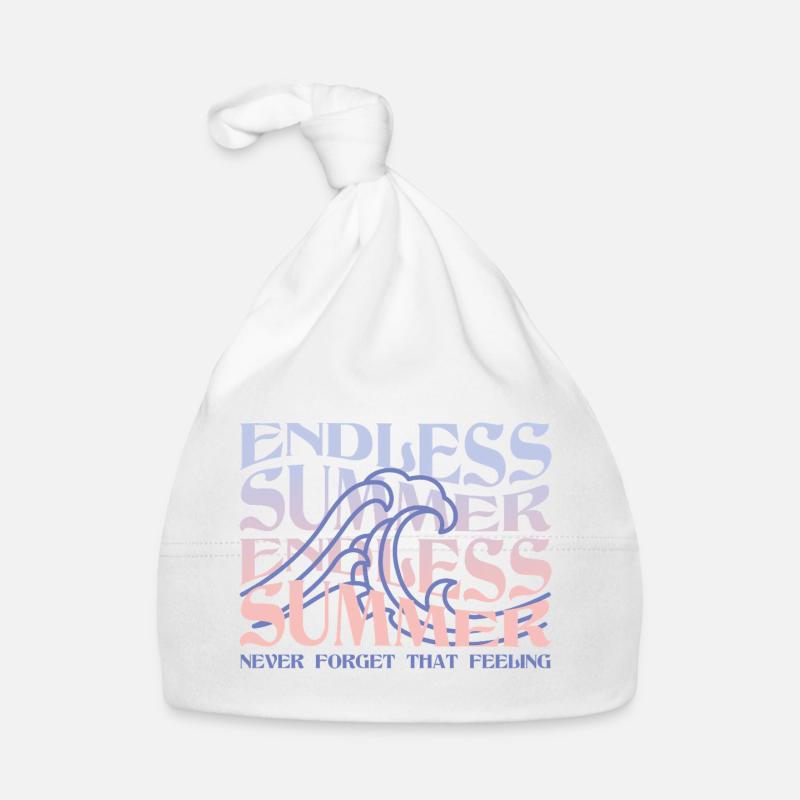 Endless Summer – Vagues et ambiance de plage Bonnet bio Bébé