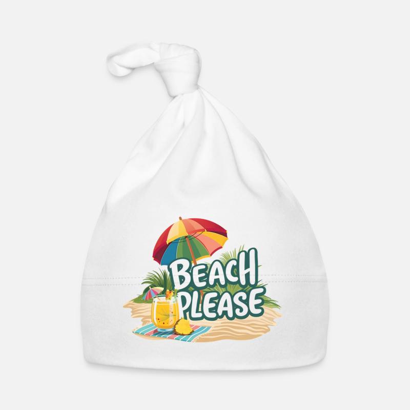 Beach Please Organic Baby Cap