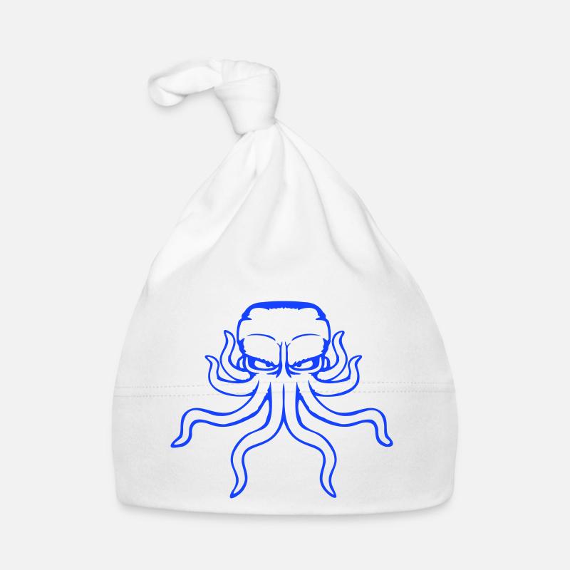 Pieuvre, pieuvre, pieuvre, céphalopode, mauvais œil Bonnet bio Bébé