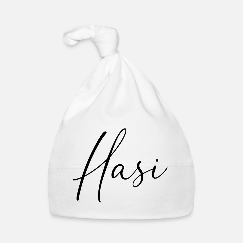 Hasi / Conception de l’écriture manuscrite Bonnet bio Bébé