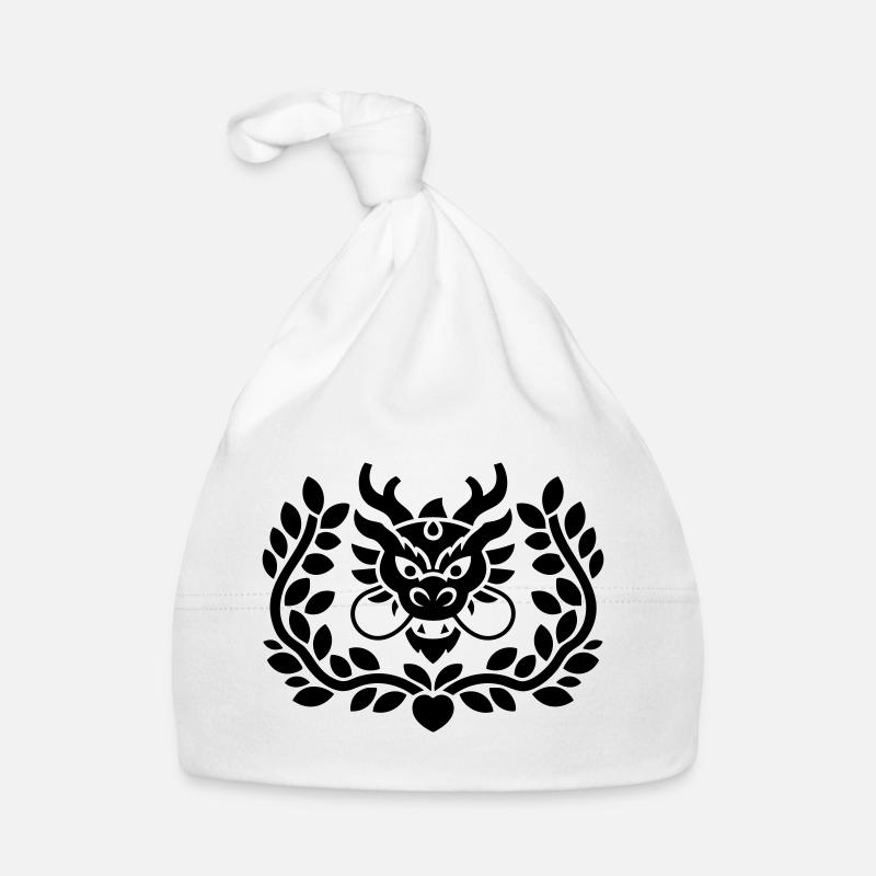 Drachen-Emblem-Wappen Baby Bio-Mütze