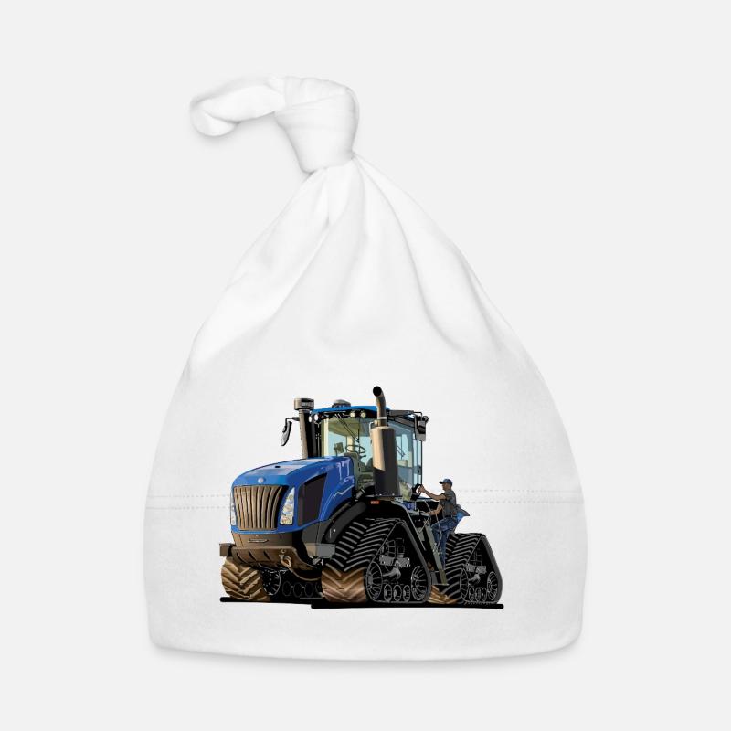 Tracteur à chenilles Bonnet bio Bébé