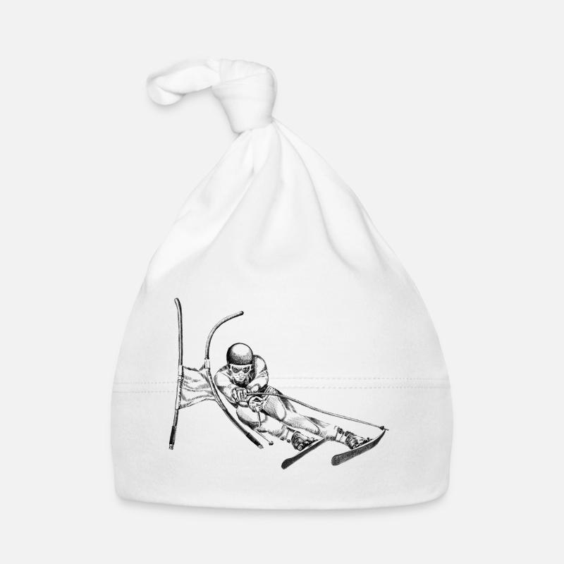 Alpine skiing Organic Baby Cap