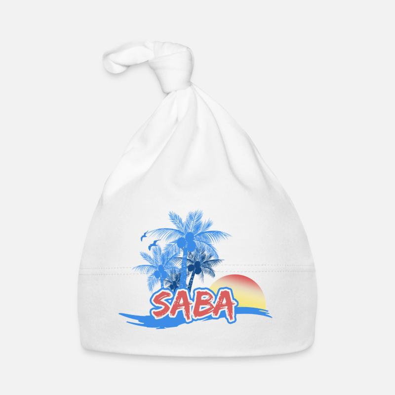 Saba comme plage Bonnet bio Bébé