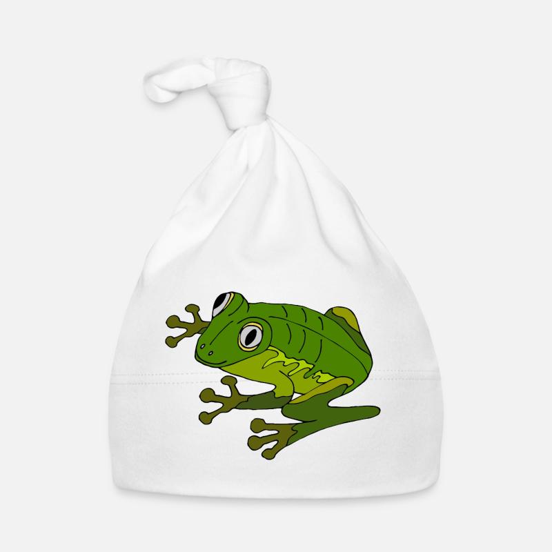 Frosch Baby Bio-Mütze