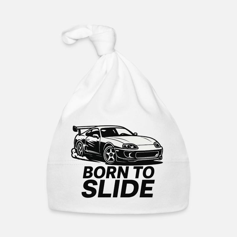 Né pour glisser Bonnet bio Bébé