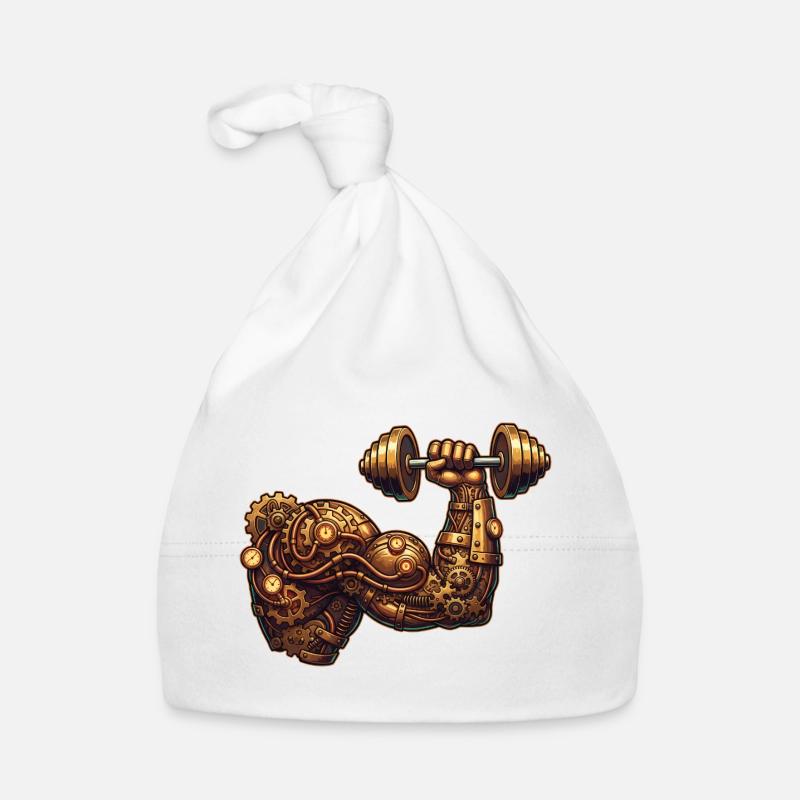 Steampunk Aesthetics & Retro-futurism Organic Baby Cap