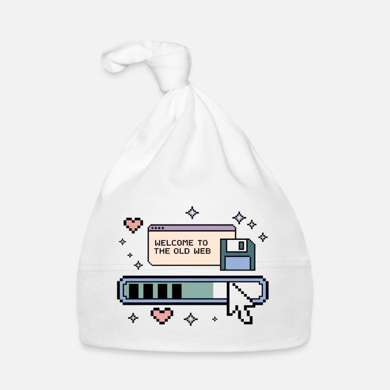Welcome To The Old Web Retro Internet Baby Bio-Mütze