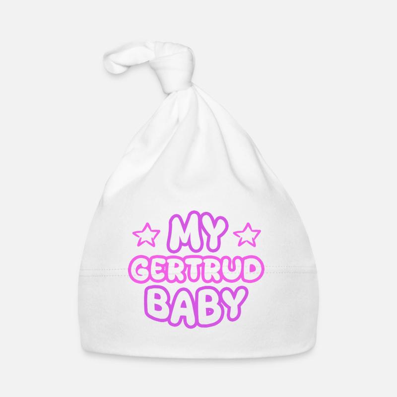 First name Gertrud Organic Baby Cap