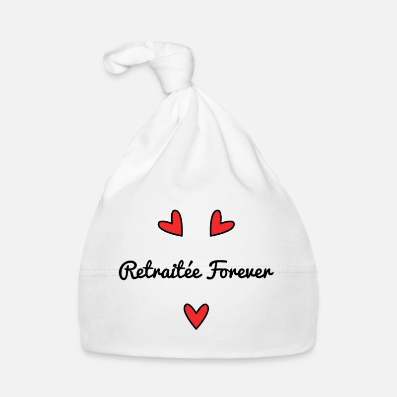 RETIRED. RETIREMENT. HAPPY RETIREMENT. ANNIVERSARY. Organic Baby Cap
