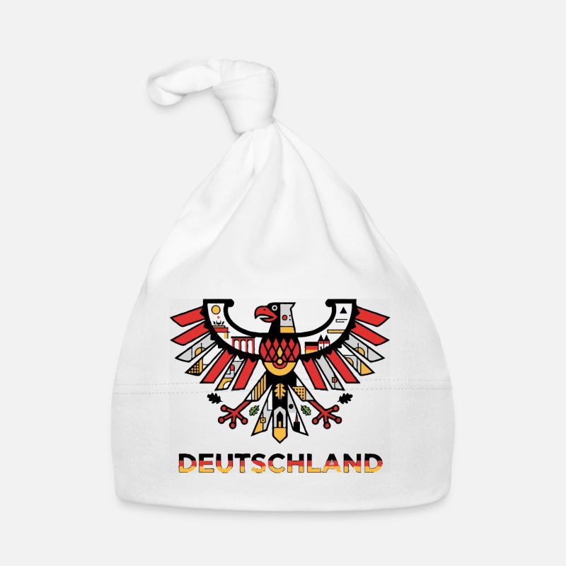 Motif du drapeau de l’aigle allemand Bonnet bio Bébé
