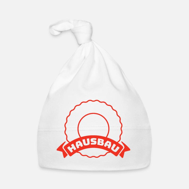Chemise emblème de l’équipe de construction de maison Bonnet bio Bébé