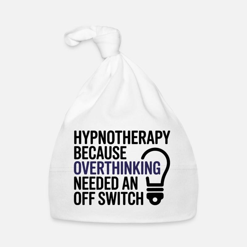 Hypnotist Hypnotherapy Overthinking Off Switch Pro Organic Baby Cap