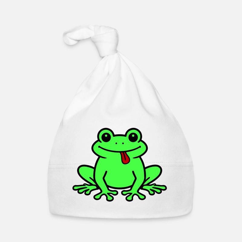 Grenouille Comique Crapaud Bonnet bio Bébé