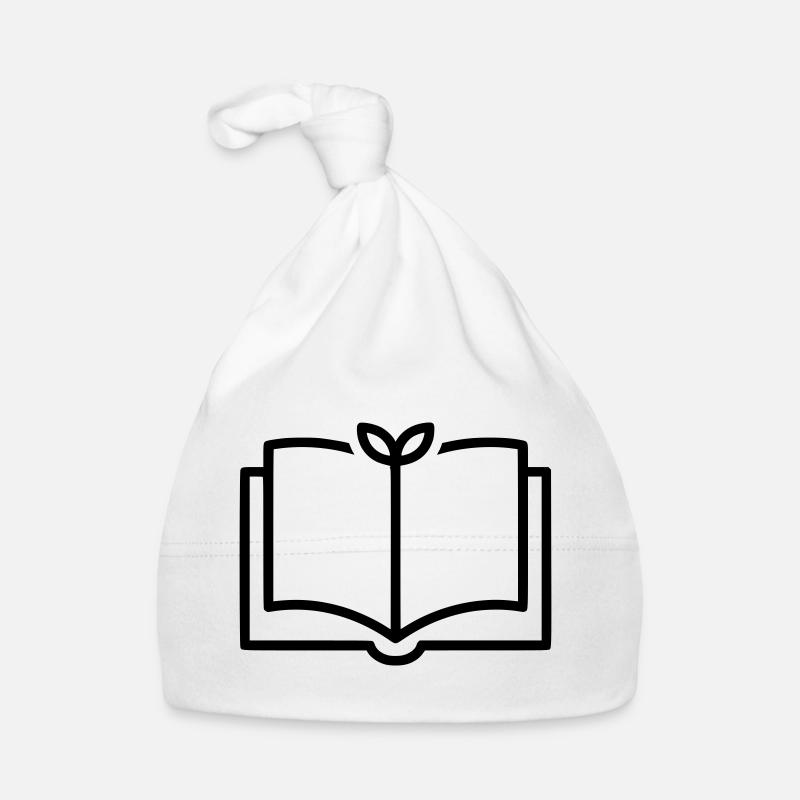 Buch Natur Blatt Outline Baby Bio-Mütze