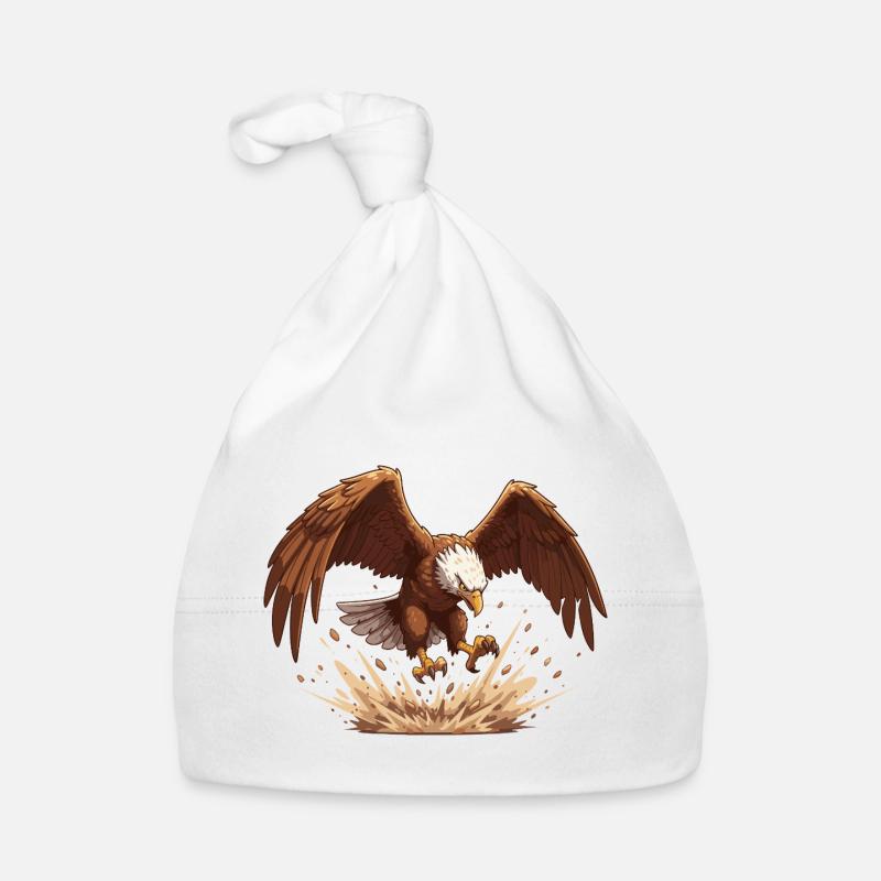 Eagle in the fall Organic Baby Cap