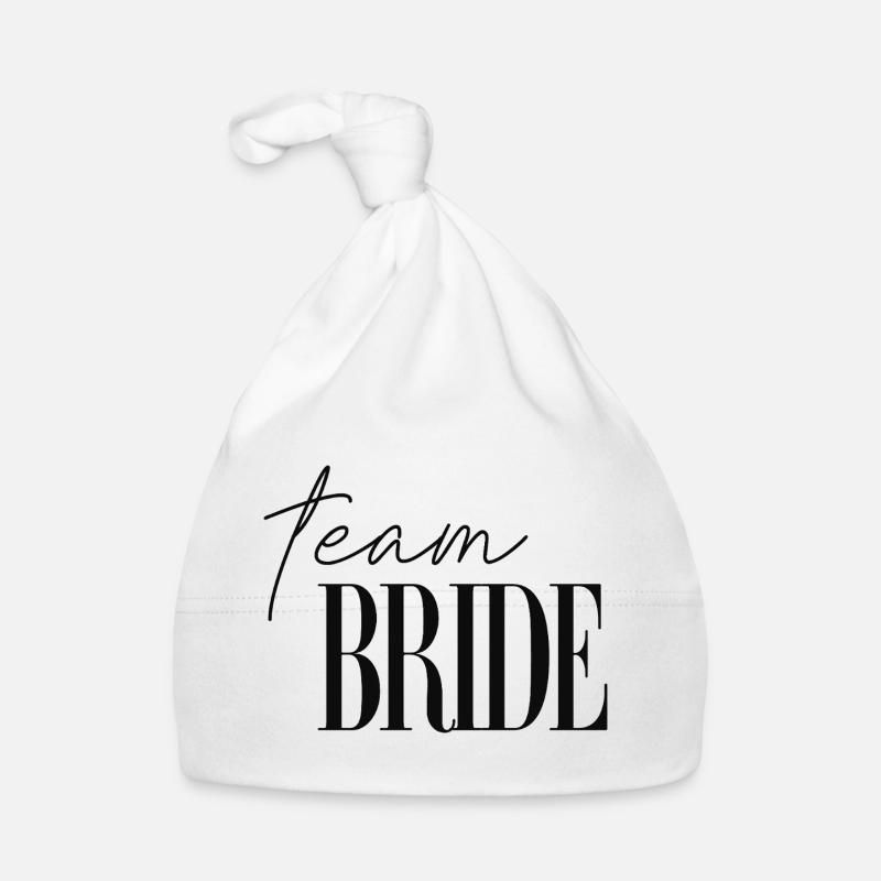 Team Bride Organic Baby Cap
