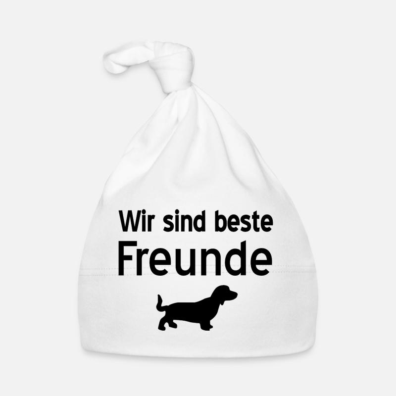 Dackel Baby Bio-Mütze