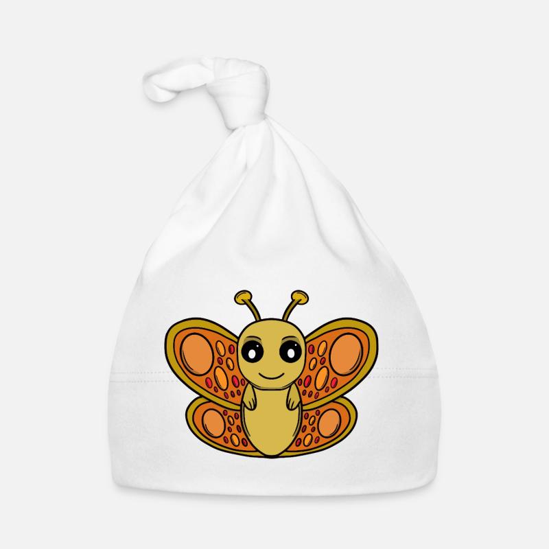 Sonnenchibi-Schmetterling Baby Bio-Mütze