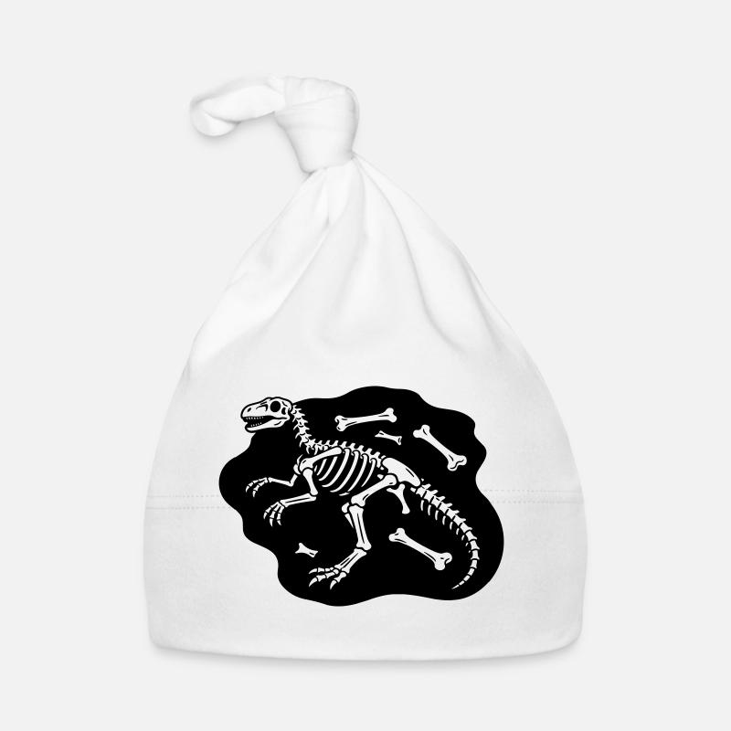 dinosaur bones Organic Baby Cap