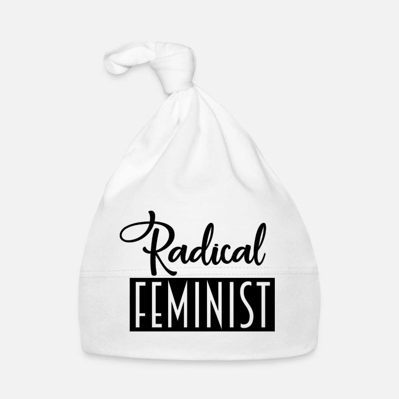 Radical Feminist Organic Baby Cap
