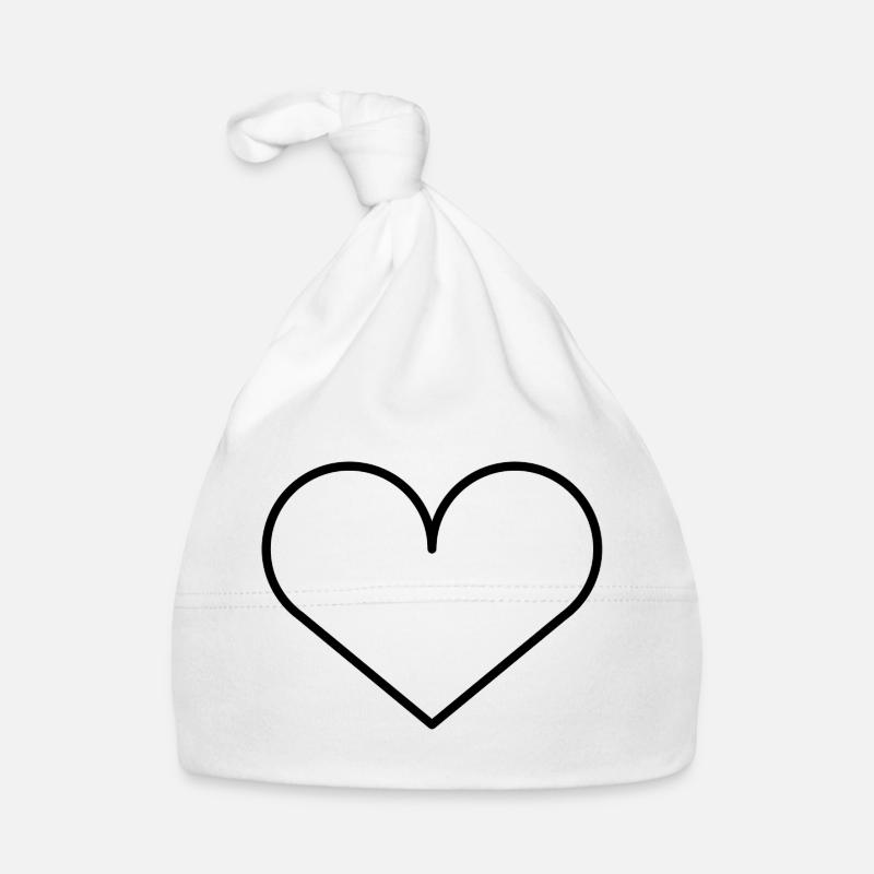 Herz Baby Bio-Mütze