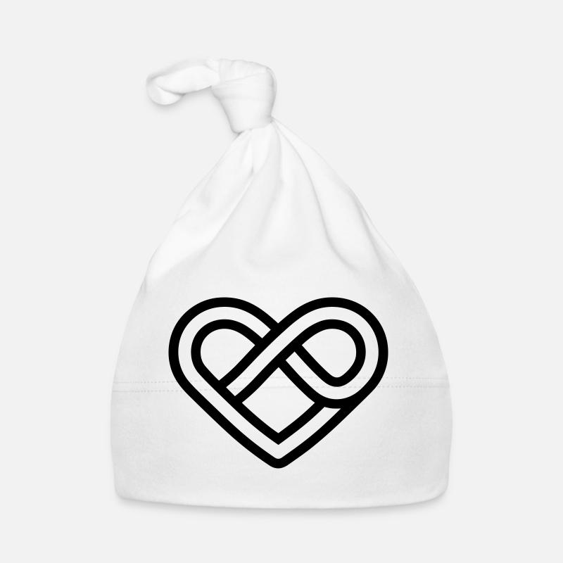 cœur infini Bonnet bio Bébé
