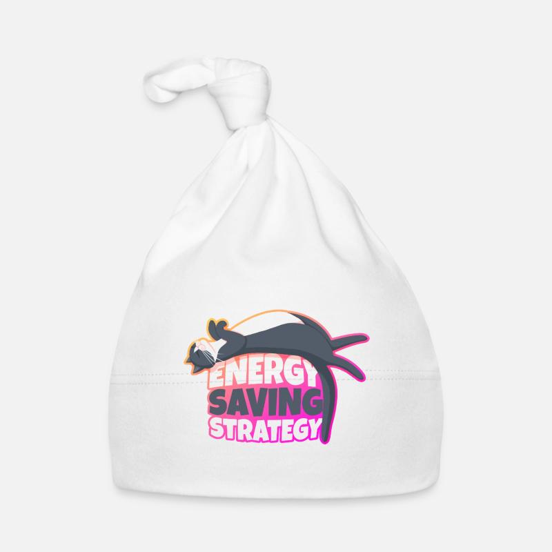 Energy Saving Strategy Cat Organic Baby Cap