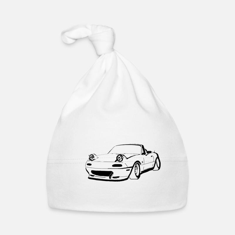 cool mx5 mk1 3d Organic Baby Cap