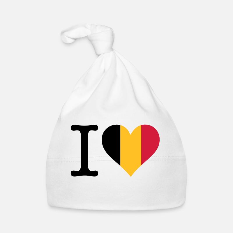 Je aime la Belgique Bonnet bio Bébé