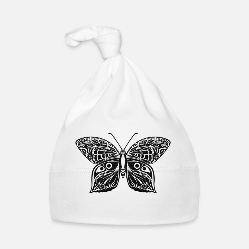 Schmetterling Baby Bio-Mütze