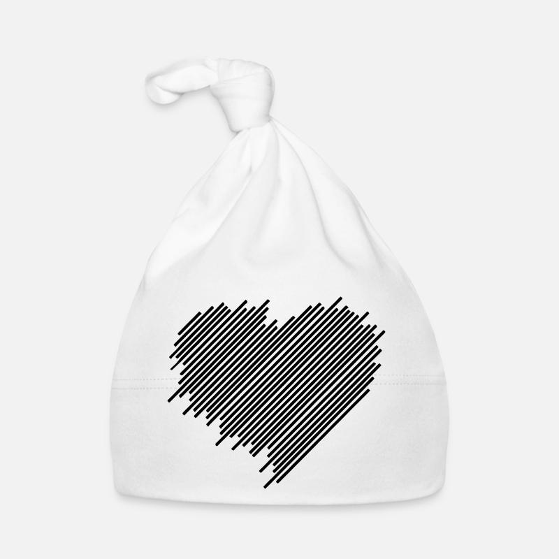 Herz Baby Bio-Mütze