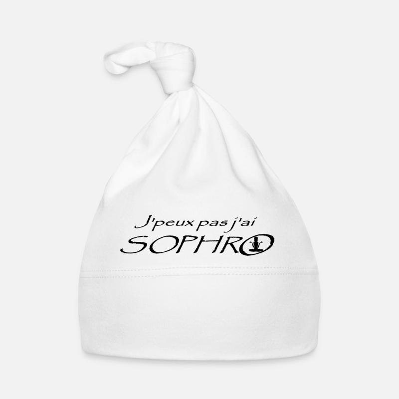 J'peux pas j'ai sophro - Bonnet bio Bébé - blanc