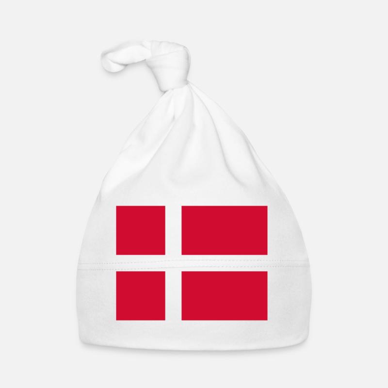 Denmark - Organic Baby Cap - white