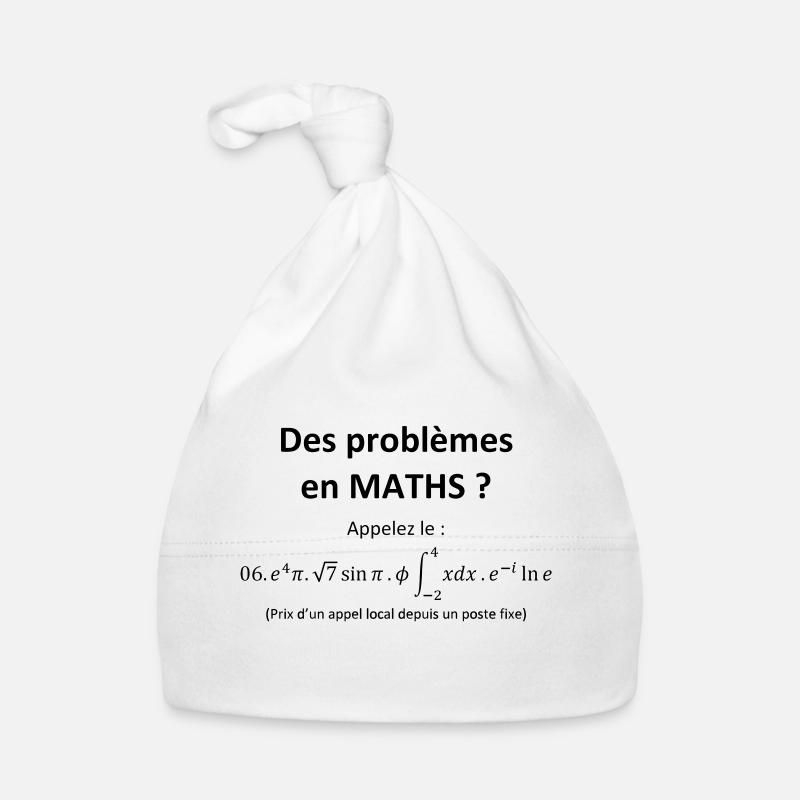 problemes_en_maths_humour Organic Baby Cap