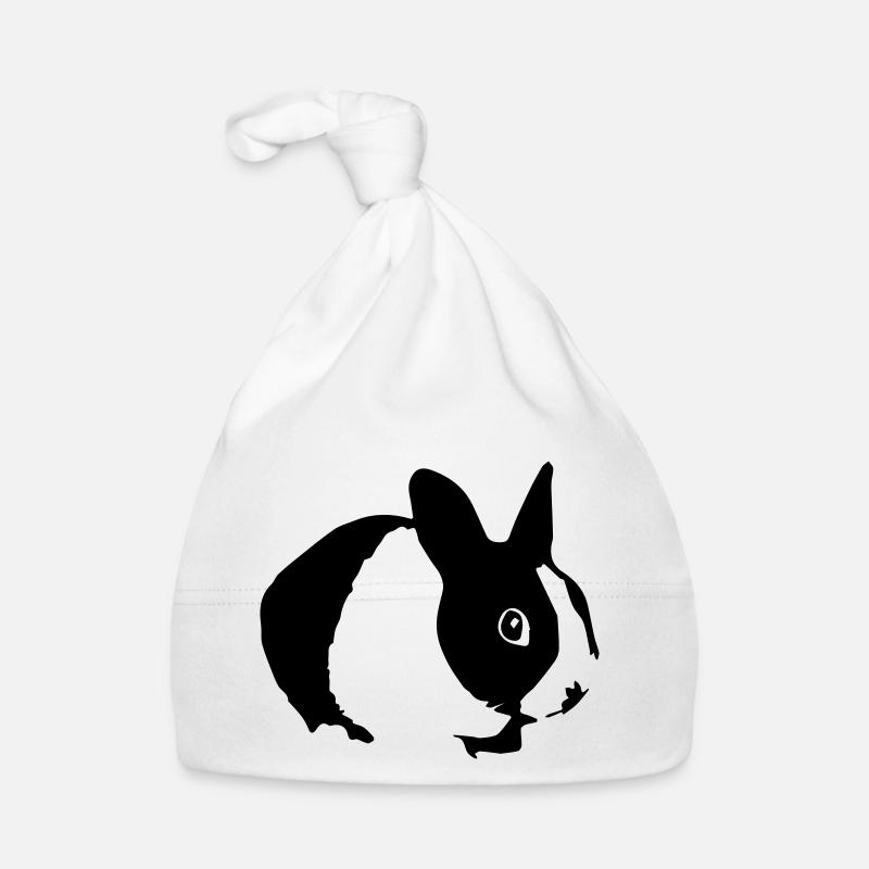 Cute Bunny Rabbit 01 Baby Bio-Mütze