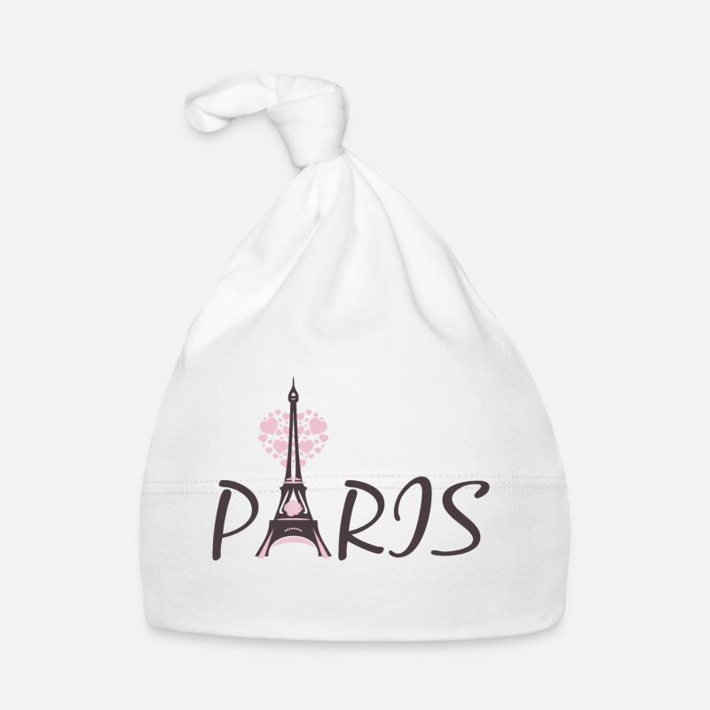 Eiffel Tower Organic Baby Cap