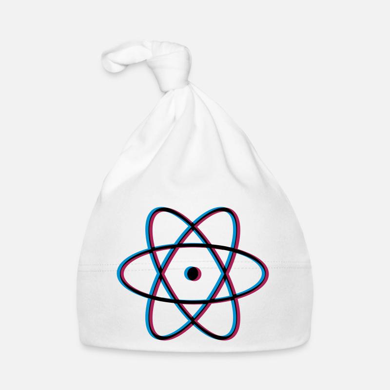 3d atom molecule research science student wi Organic Baby Cap