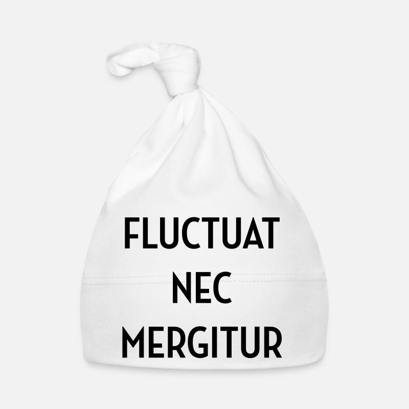 Paris - Fluctuat Nec Mergitur - France - Parisien - Bonnet bio Bébé - blanc