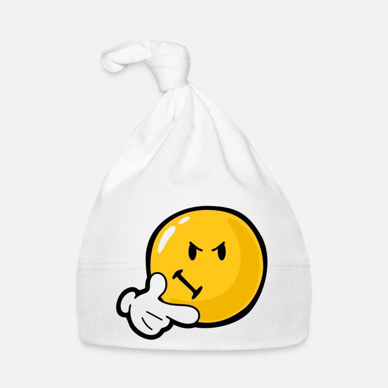 Smiley Anger Invidious Baby Bio-Mütze