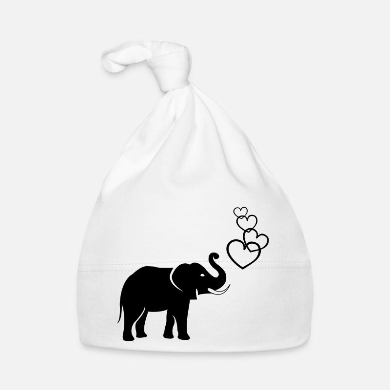 elefanten_love_02 Organic Baby Cap