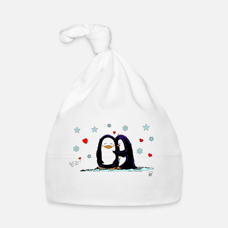 Penguin Love Baby Bio-Mütze
