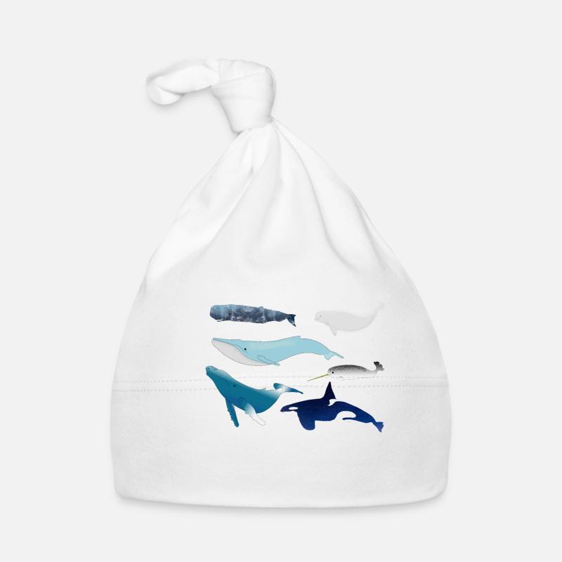 baleines Bonnet bio Bébé