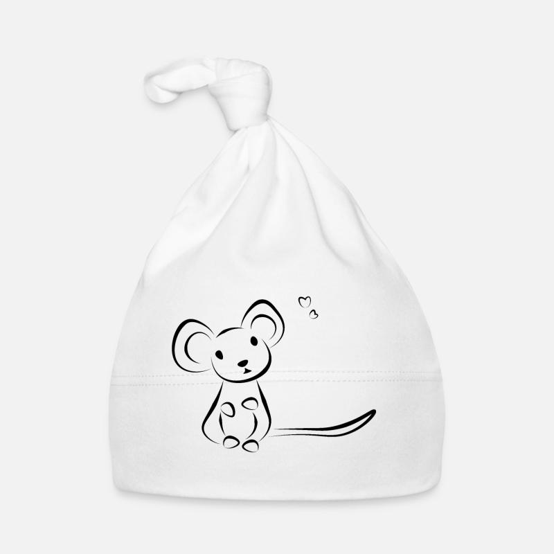 Mouse pet - Doeslief Organic Baby Cap